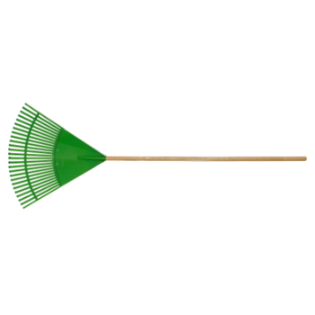 GREEN POLY LEAF RAKE
