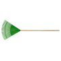 GREEN POLY LEAF RAKE