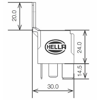 12V 50A RELAY W/BRACKET
