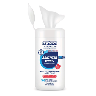 100PK SANITIZER WIPES