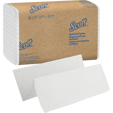 MULTI-FOLD TOWELS, WHITE