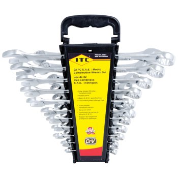 22 PC SAE/MET WRENCH SET