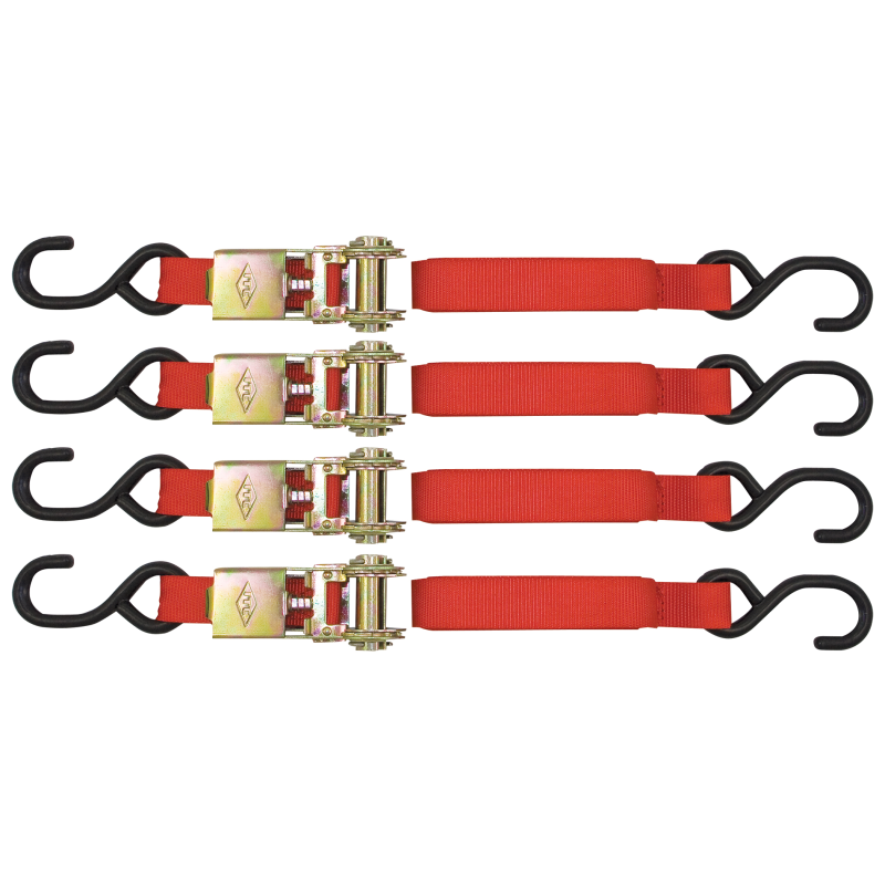 4PC RATCHET TIE DOWNS
