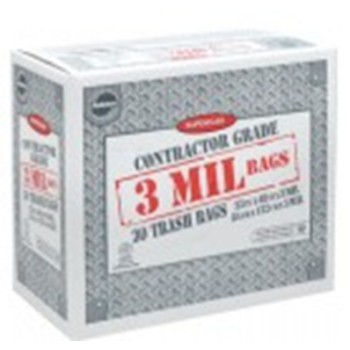 SUPERSAK BLK 3MIL 35X50I