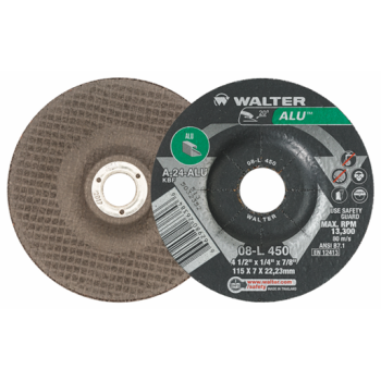4-1/2X1/4 ALU GR WHEEL