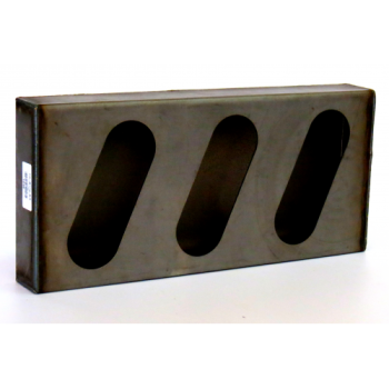 TRIPLE SLANTED OVAL BOX