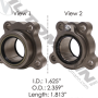 BOLT ON BUSHING RETAINER