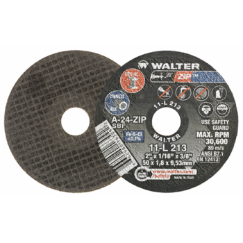2X1/16X3/8 ZIP C/O WHEEL