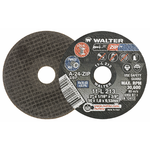 2X1/16X3/8 ZIP C/O WHEEL