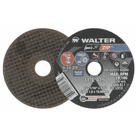 4X1/16X5/8 ZIP C/O WHEEL