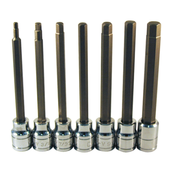 7 PC HEX BIT SKT SET