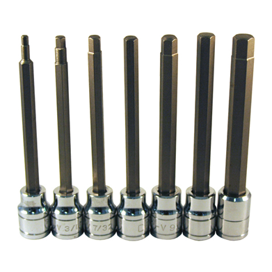 7 PC HEX BIT SKT SET