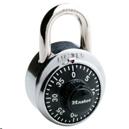 COMBINATION LOCK,BLK DIA