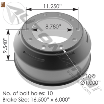 GM BRAKE DRUM