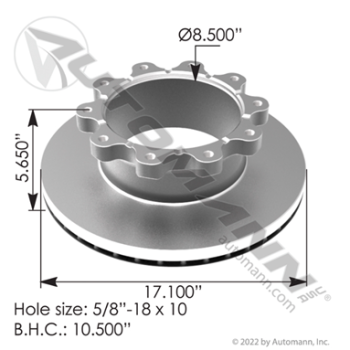 AIR DISC BRAKE ROTOR