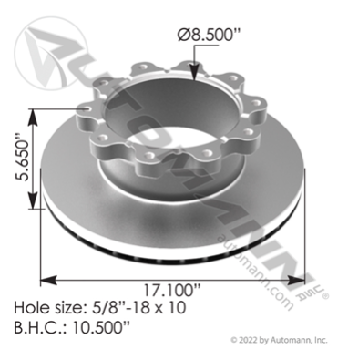 AIR DISC BRAKE ROTOR