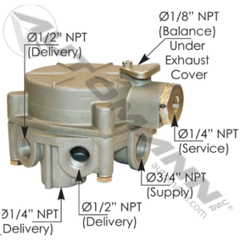 R8 TYPE RELAY VALVE