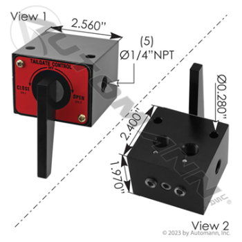 4 WAY AIR VALVE
