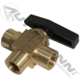3 WAY BALL VALVE 1/4