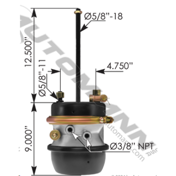 LONG ROD MAXI POT 12-1/2