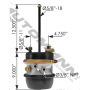 LONG ROD MAXI POT 12-1/2