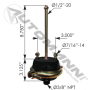 FRONT BRAKE POT 3 1/2