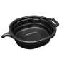 BLK 4.5GAL OVAL DRAIN PA