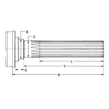 M/S STUB 1.375-16SP