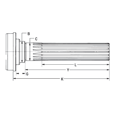 M/S STUB 1.375-16SP