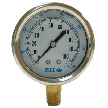 0-1000 PSIL/F PRES GAUGE