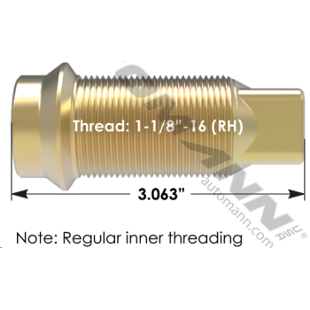 INNER BUD NUT  ALUM.