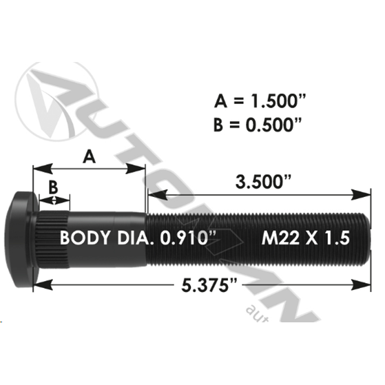 WHEEL STUD