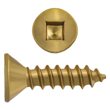 SOCKET WOOD SCREW [BRASS