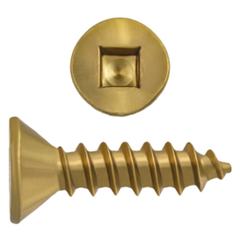 SOCKET WOOD SCREW [BRASS