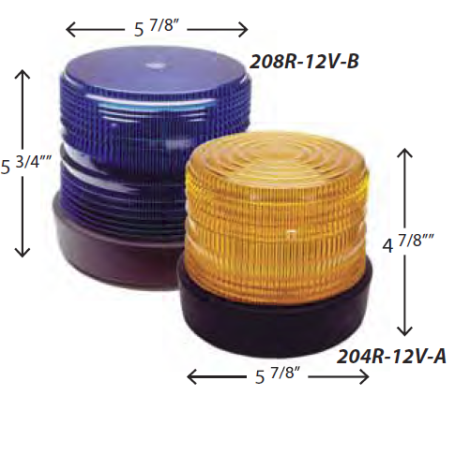 STAR STROBE LAMP 12/48V