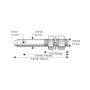 LOWER LINK IMPLEMENT PIN CAT1