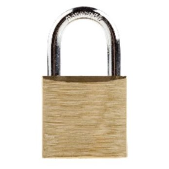 BRASS PADLOCK 30X20MM KD