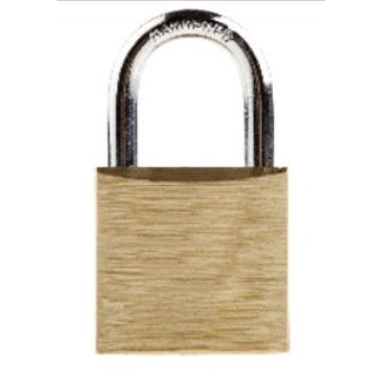 BRASS PADLOCK 40X23MM KA