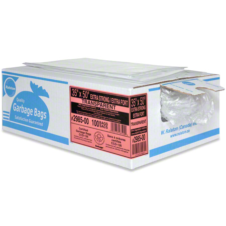 30X38 CLEAR GARBAGE BAG