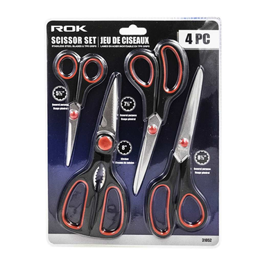 4 PC SCISSORS SET
