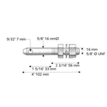 LOWER LINK IMP PIN CAT0