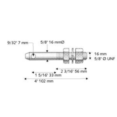 LOWER LINK IMP PIN CAT0