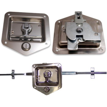 FOLD T HANDLE LATCH