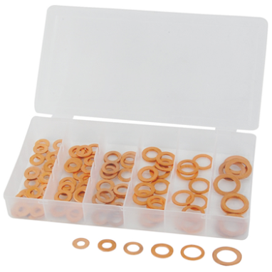 100 PC COPPER WASHER ASS