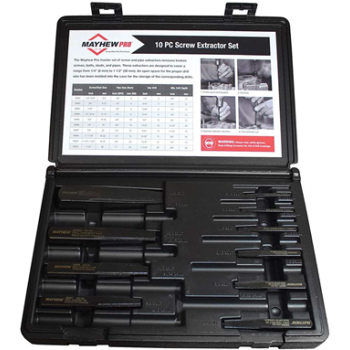 10PC SCREW EXTRACTOR SET