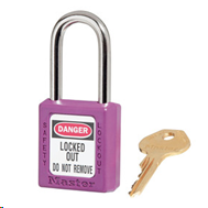 LOCK LOCKOUT PRPL KEYED