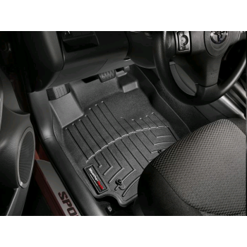 FLOOR MATS BLACK WT FRT