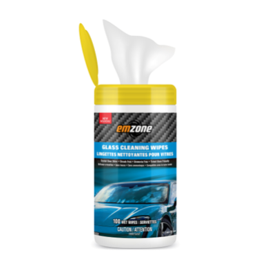 GLASS CLEANING WIPES