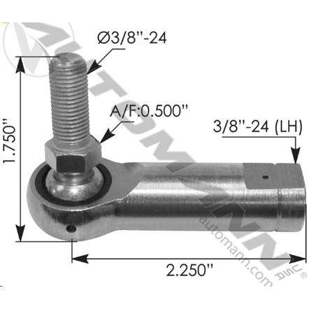 CLUTCH ROD END LH