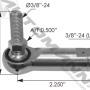 CLUTCH ROD END LH
